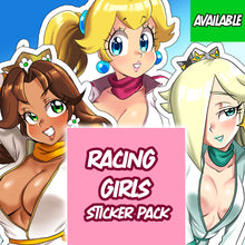 Load image into Gallery viewer, Racing Girls stiker pack
