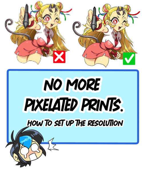 The more you know- No more pixelated prints
