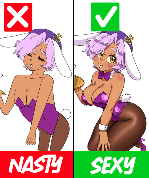 Sena Sensei-How to draw a sexy bunny suit girl