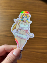 Load image into Gallery viewer, Sticker-Swim Suit Peach A
