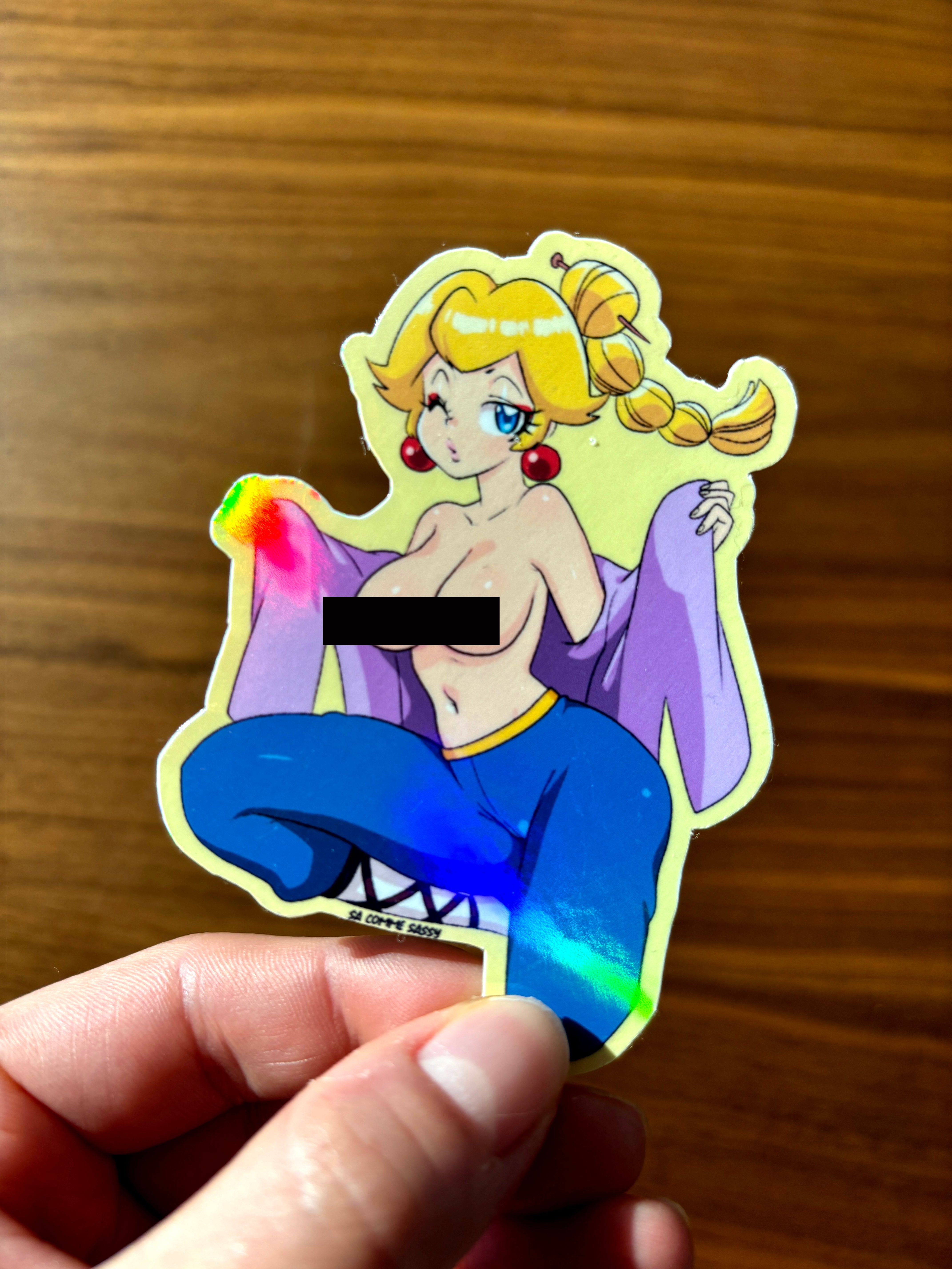 Sticker-Kung Fu Peach (NSFW)