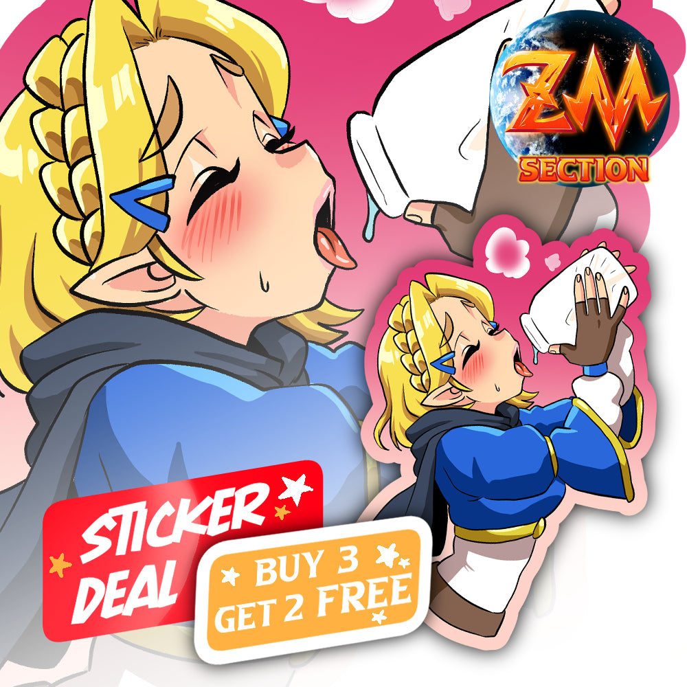 Sticker(ZM section)-TotK Zelda is thirsty