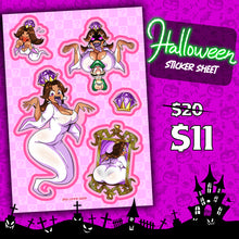 Load image into Gallery viewer, Halloween sticker sheet-Daisy
