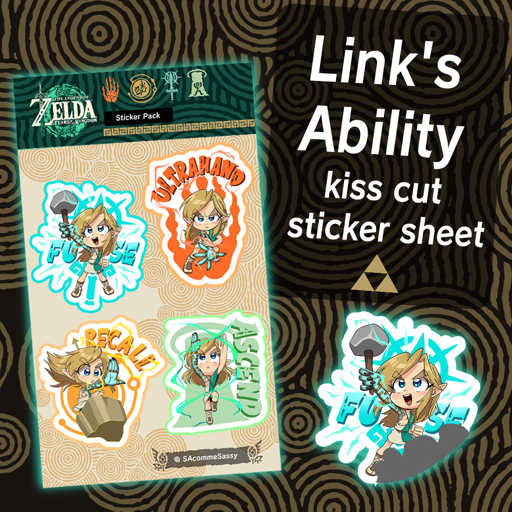 Link's Ability Sticker Sheet