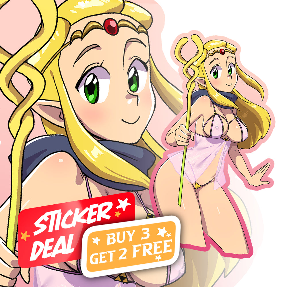 Sticker-Favorite Princesses (Zelda) (lingerie)