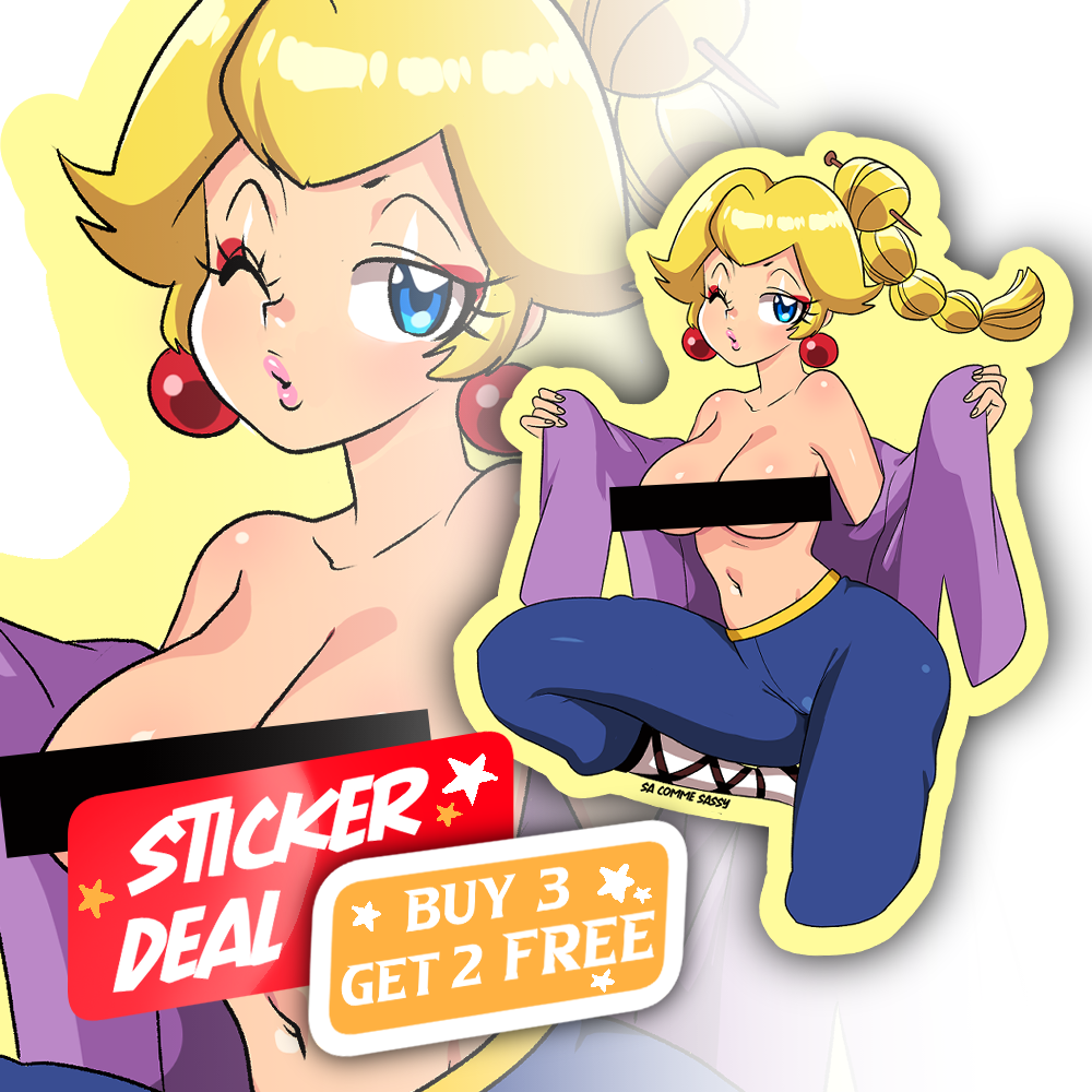 Sticker-Kung Fu Peach (NSFW)