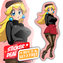 Load image into Gallery viewer, Sticker-Peach in skirt
