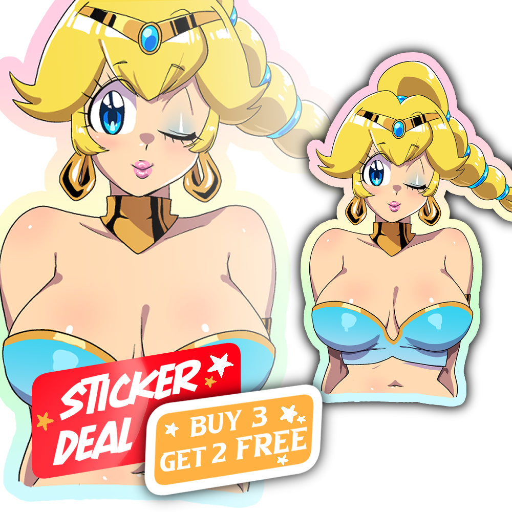 Sticker-Genie Peach(wink)