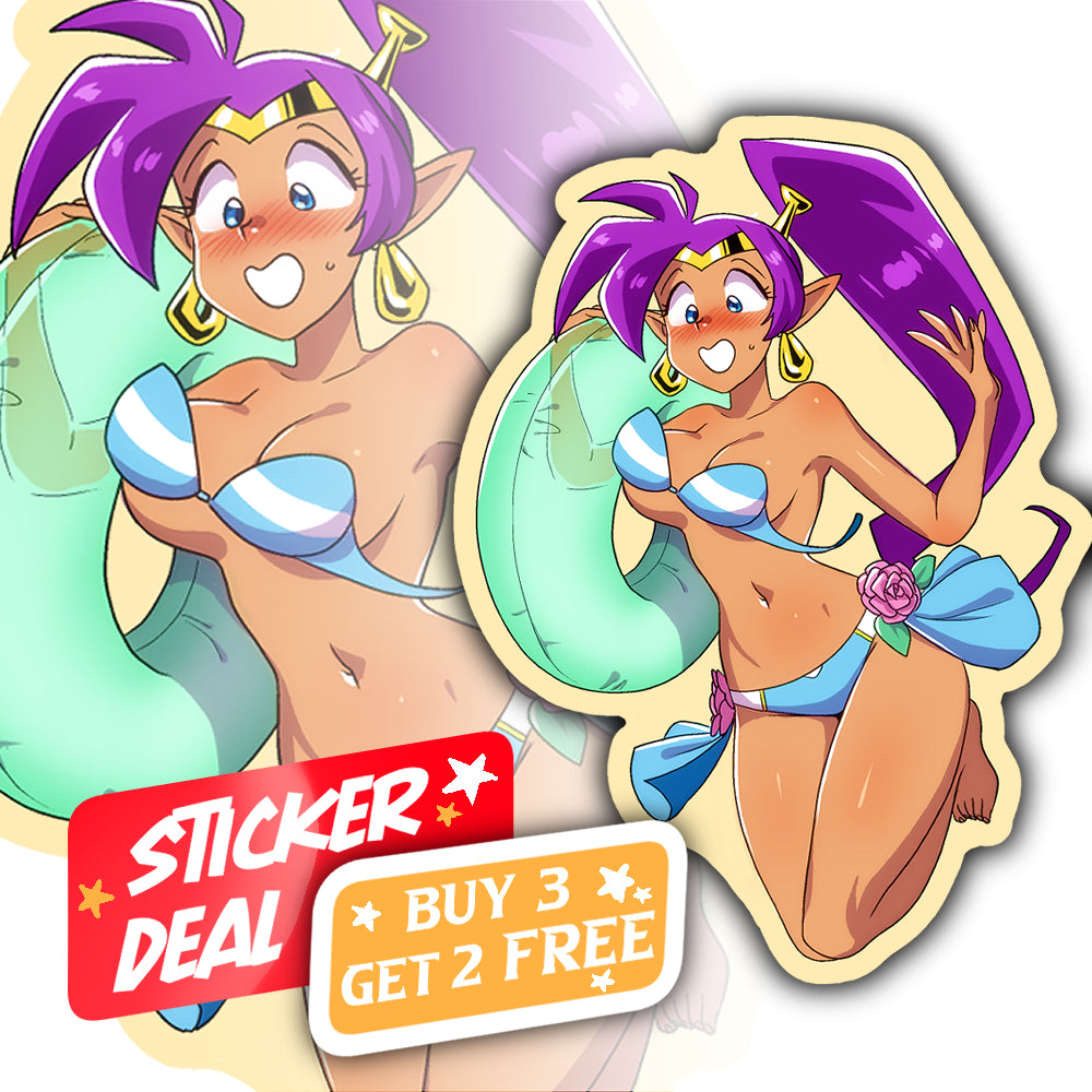 Sticker-Shantae (summer)