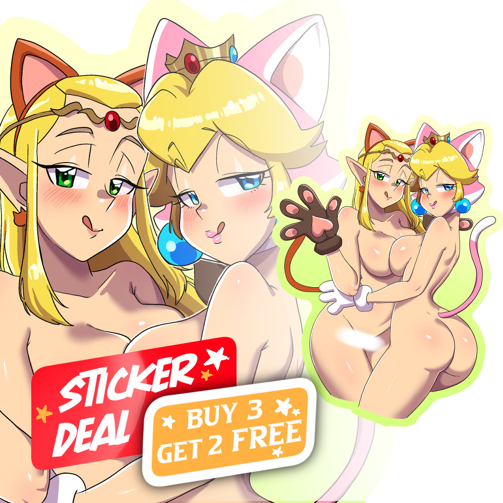 Sticker-Cat girls (NSFW)