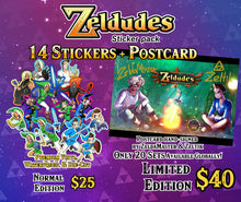 Load image into Gallery viewer, Zeldudes sticker pack (Signed version)

