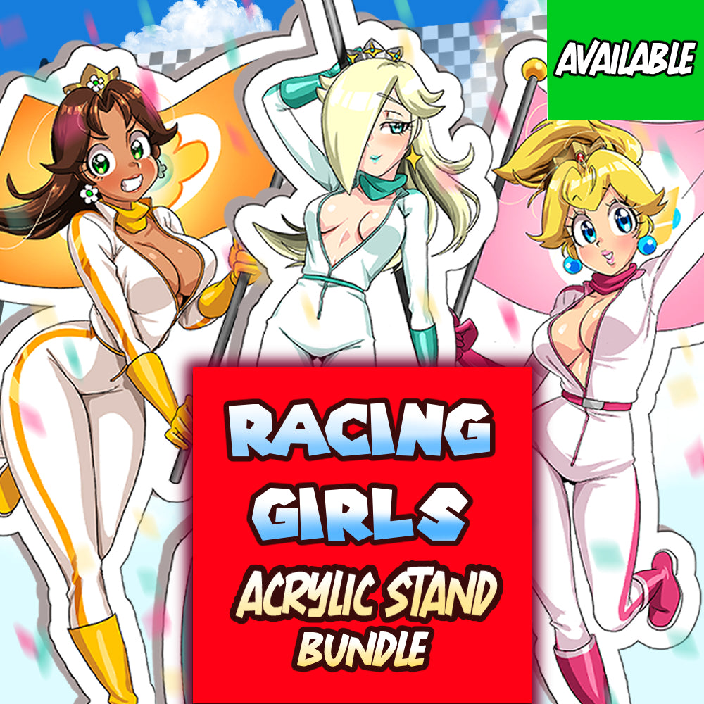 Racing Girls acrylic stand -All Racing Girls (preorder bonus not available)