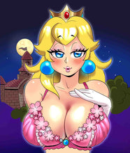 Load image into Gallery viewer, 3D mousepad- Princess Peach (moonlight)
