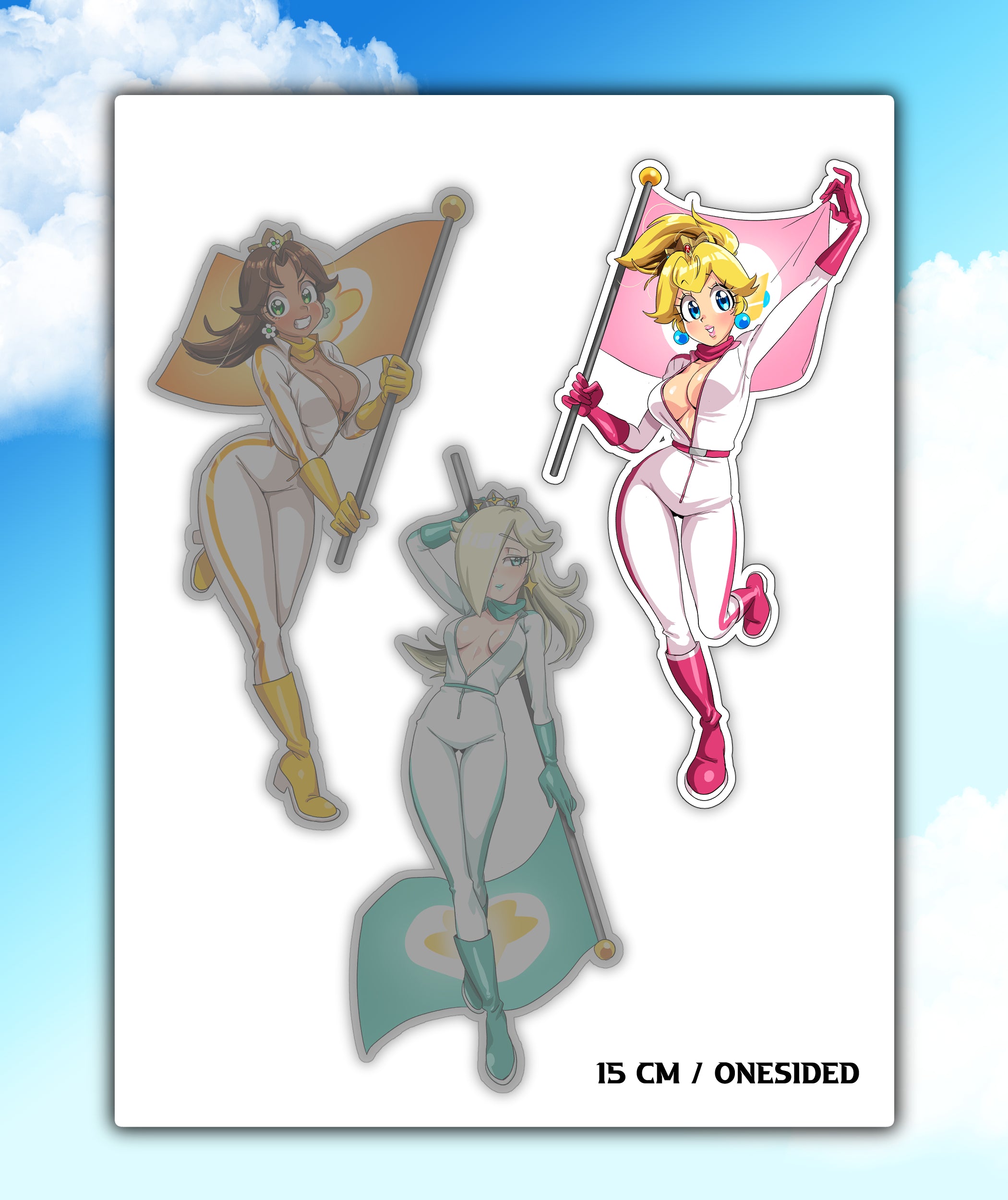 Racing Girls acrylic stand-Peach (preorder bonus not available)