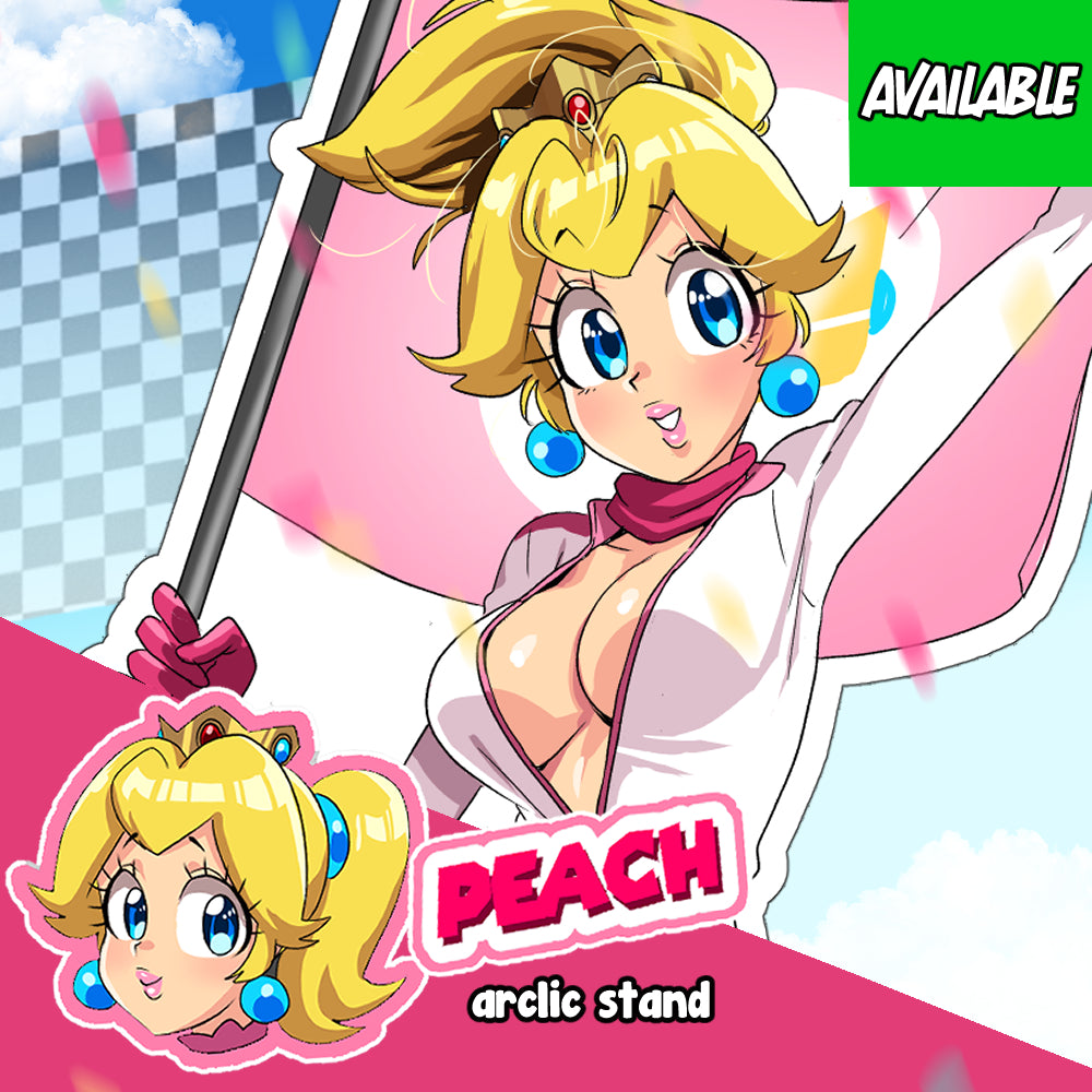 Racing Girls acrylic stand-Peach (preorder bonus not available)