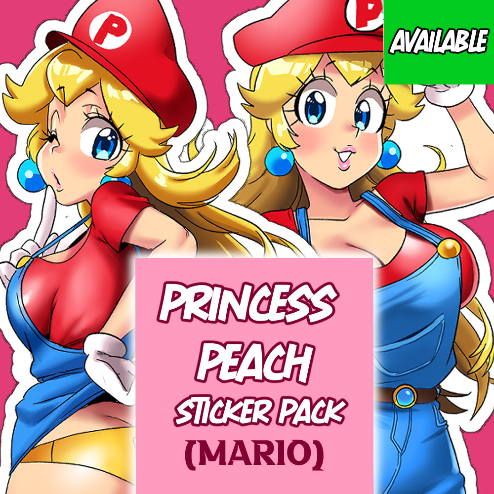 Princess Peach sticker pack (Mario)